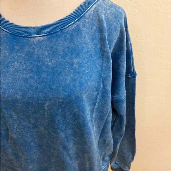 Zenana Blue Sweatshirt - Picture 2 of 2